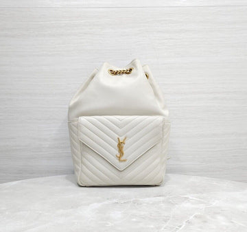 SAINT LAURENT ジョイ バックパック モノグラム アイボリー 672609 156599875 [P]