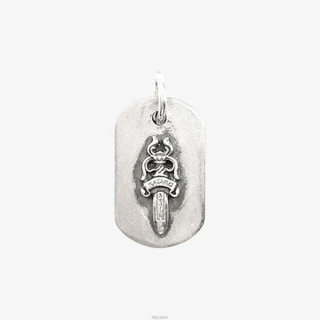 CHROME HEARTS ダガー ドッグタグ シルバー Z9MPJ8KJ 159422480 [P]