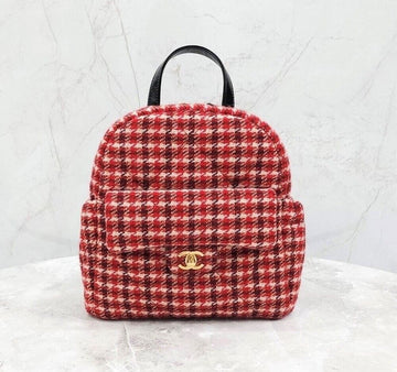 CHANEL New Limited Edition Coconeige Tweed Jenny Backpack AS5053 140197299 [P]