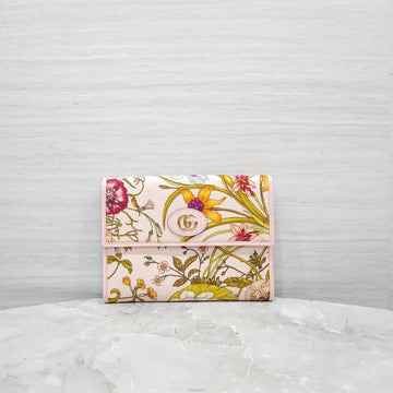 Gucci Floral Limited Edition Pouch Wallet Pink 577350 157889164 [P]