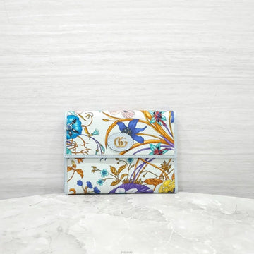 GUCCI Flora Limited Edition Pouch Wallet Blau 577350 157889165 [P]
