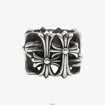 Chrome Hearts Cemetery Square Ring Silver QJVAPR5Y 159423050 [P]