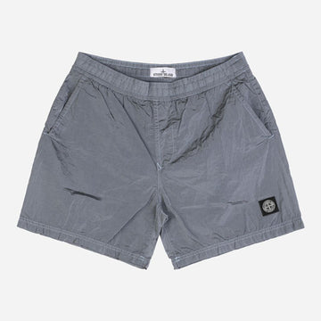 Stone Island Swim Shorts with Logo Patch in Ash Grey B100004 S0043 V0049 159427275 [P]