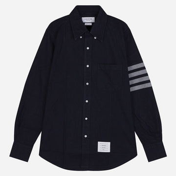 Thom Browne Solid Flannel Shirt Navy 159427342 [P]