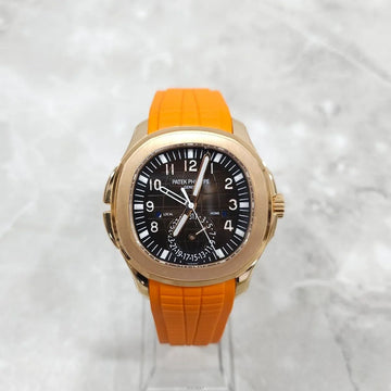 PATEK PHILIPPE トラベルタイム ローズゴールド 時計 5164R001 157985377 [P]