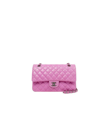 CHANEL Lila Medium Lammleder Klassisches Double Flap 64561 159446964 [P]
