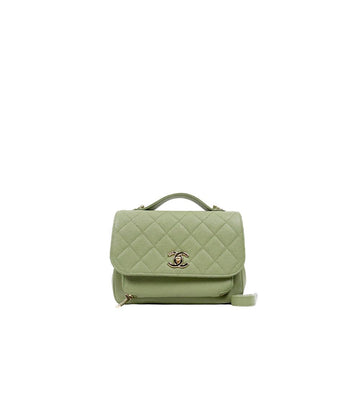 CHANEL Grüne Business Affinität 2WAY Tasche 65921 159464722 [P]