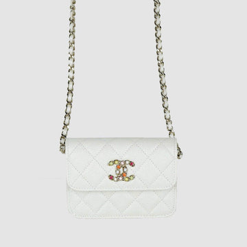 CHANEL CC Caviar Geldbörse mit Kette Crossbody 15090 159466321 [P]