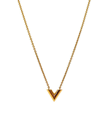LOUIS VUITTON V Gold Anhänger 60474 159466340 [P]