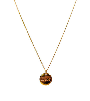 Dior Coin Gold Necklace 61303 159469926 [P]