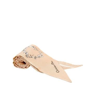 DIOR Seidenarschal mit pinkem Schriftzug 65639 159471740 [P]
