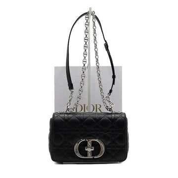 Dior Black Cannage Calfskin Small Caro Shoulder Bag with Silver Hardware aa66988 159481295 [P]