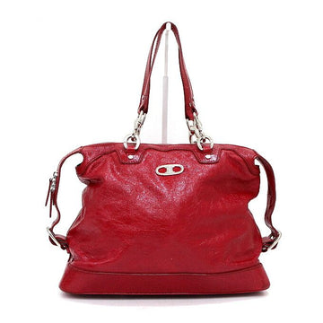 Celine Red Leather Triomphe Tote Bag and Shoulder Bag aa66824 159481424 [P]
