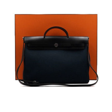 HERMES H084489CKAM Messenger-Tasche aus Militärleinwand und Hunter-Leder 39 159481515 [P]