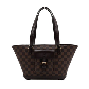 Louis Vuitton Damier Ebene Canvas Manosque PM Tote Bag and Shoulder Bag N51121 159481530 [P]
