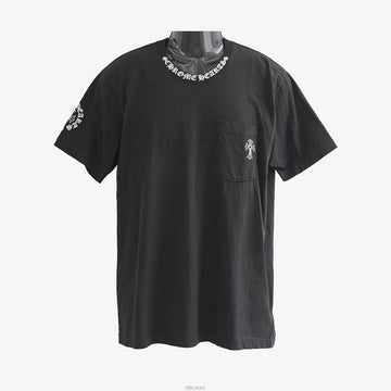 Chrome Hearts Script Logo Pocket Short Sleeve T-Shirt L Black HED7R96K 159485060 [P]
