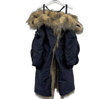 Prada Unused 29Y995 Re-Nylon Fur Coat PRA123035 151516210 [P]