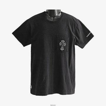 Chrome Hearts Pocket Short Sleeve T-Shirt M Size Black S5MK9K55 159485464 [P]