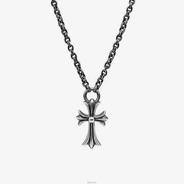 Chrome Hearts Cross Paper Chain Necklace Small Silver ZCVYPER0 159488949 [P]