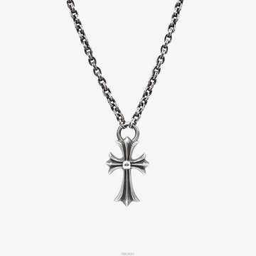 Chrome Hearts Cross-Body Necklace Small Silver JZBVQY4X 159578788 [P]
