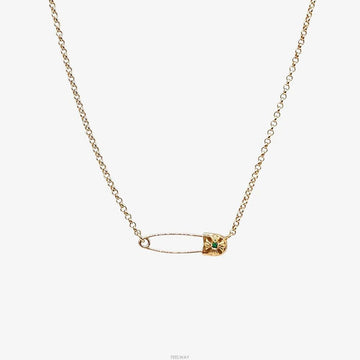 Chrome Hearts 22K Emerald Safety Pin XGCRDM6Q 159488932 [P]