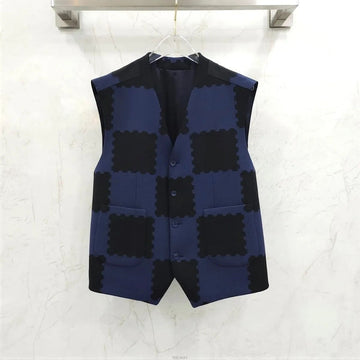 LOUIS VUITTON Giant Damier Waistcoat 1A9GE8 159490430 [P]