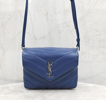 Saint Laurent Navy Loulou Toy Leather Shoulder Bag 467072 148264508 [P]