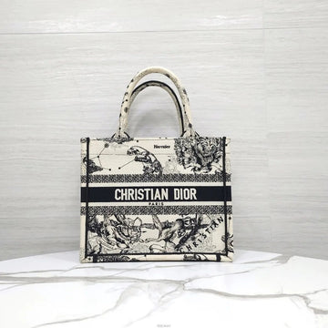 Dior Small Book Tote Bag Twill D'Jouy Zodiac M1265ZRHZ 159490966 [P]