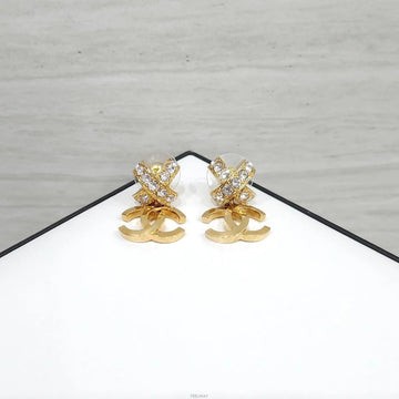 CHANEL Crystal Drop Earrings with CC Logo ABA525 159491036 [P]