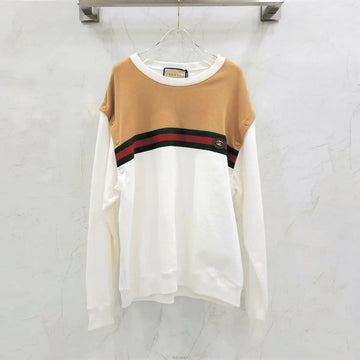 GUCCI Gerippter Sweatshirt mit drei Streifen-Logo 158163511 [P]
