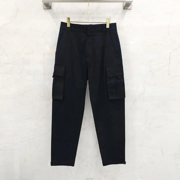 Dior Navy Velcro Logo Patch Cargo Pants 158163619 [P]