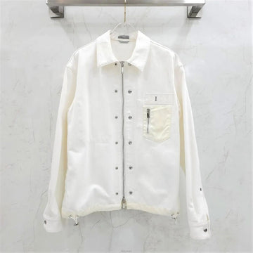Dior Limited Edition White Pocket Denim Jacket 158163928 [P]