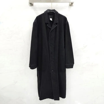 ALEXANDER WANG Schwarzer Einzelner lässiger Denim-Mantel 158164024 [P]