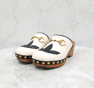 GUCCI x gg X Adidas GG Leder Clog Mules 702218 145558657 [P]