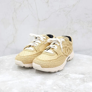 CHANEL Raffia New Cruise Sneakers 158164256 [P]
