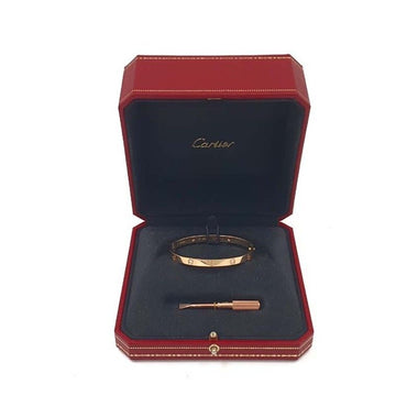Cartier Love Bracelet Medium Yellow Gold Diamond 4p (16) 8042601315 159558305 [P]