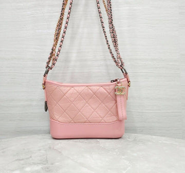 CHANEL Small Hobo Bag Pink 156743759 [P]