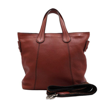TODS Braune Leder-Shopper-Tasche für Damen AA67099 159558343 [P]