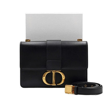 DIOR Montaigne 30 Schultertasche aus Kalbsleder mit Klappe in Schwarz aa66974 159558378 [P]