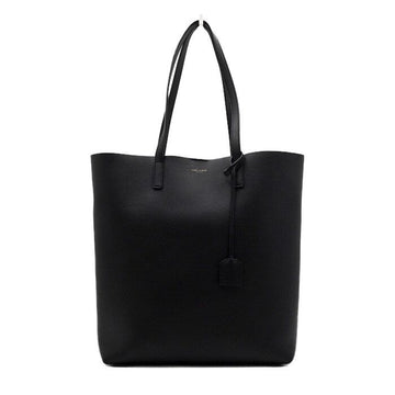 SAINT LAURENT 600306 schwarze Kalbsleder North South Shopper Tote Bag mit Schultergurt aa67010 159558382 [P]