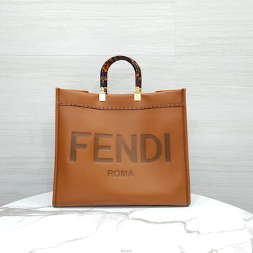 Fendi Sunshine Large Shopper Bag Brown 8BH372Z 159558439 [P]