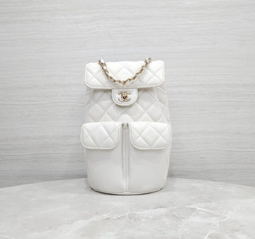 CHANEL Saison Caviar Zwei-Taschen Stepp-Rucksack AS3290 156744286 [P]