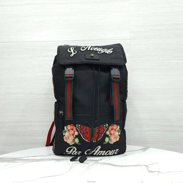 GUCCI Schwarzer Techno Canvas Tigerkopf Rucksack 450982 159560140 [P]