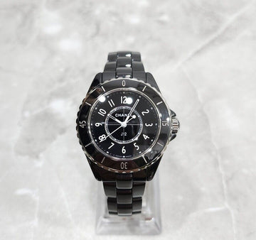 CHANEL Black Ceramic Watch 33MM H5695 156744477 [P]