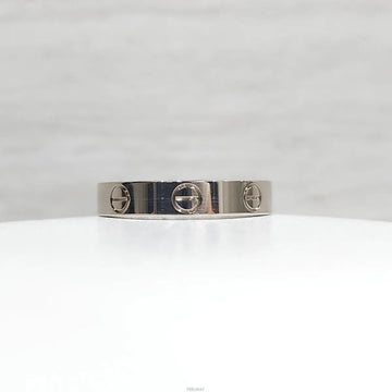Cartier 18k Love Band Ring 18K White Gold Small 53 CRB4085153 159560193 [P]