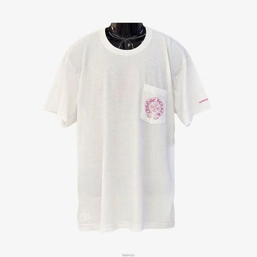 Chrome Hearts Pink Horseshoe Short Sleeve T-Shirt HRB258137C 158116594 [P]