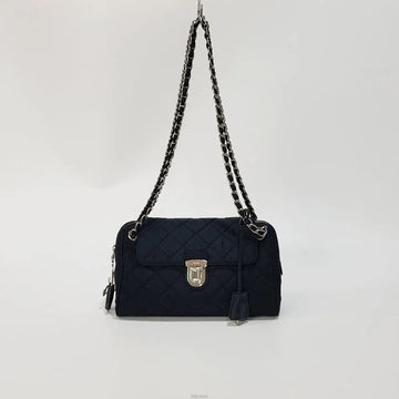 Prada Quilted Tessuto Lock Chain Crossbody Bag BR4965 159560629 [P]