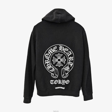 Chrome Hearts Horseshoe Tokyo Fleece Hooded Zip-Up Black M 7PXRDMY6 158349092 [P]