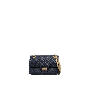 CHANEL ネイビー 2.55 ニューミニ 65406 159562528 [P]