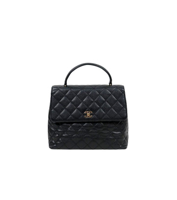 CHANEL Schwarze Kaviar Coco Handle 63030 159562598 [P]